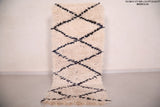 Beni ourain runner moroccan berber rug - 2.4 FT X 5.8 FT