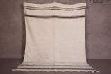Flatwoven berber moroccan rug - 6.3 FT X 8.6 FT