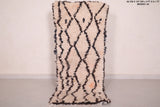 Small boni ourain Moroccan handmade rug - 2 FT X 5.1 FT