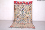 Vintage moroccan berber rug 5.1 FT X 8.9 FT