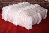 Moroccan berber kilim handmade rug pouf