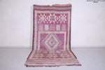 Vintage handmade moroccan berber rug 5.5 FT X 14.4 FT