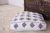 Handmade Moroccan berber flatwoven pouf