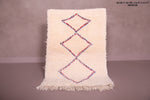 Berber Beni ourain moroccan rug 2.9 FT X 4.3 FT