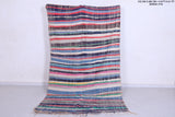 Vintage moroccan handwoven kilim 4.9 FT X 9.1 FT