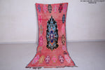 Colourful handmade moroccan runner rug 3.9 FT X 10.8 FT