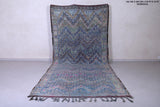 Vintage handmade moroccan berber hallway rug 5.9 FT X 14 FT