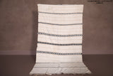 Wonderful flatwoven Moroccan berber rug - 3.6 FT X 6.4 FT