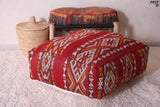 Moroccan berber handwoven KIlim rug Pouf