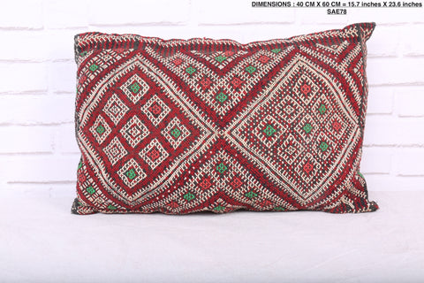 Moroccan Pillow , 15.7 inches X 23.6 inches