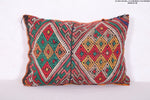 Vintage kilim moroccan pillow 14.5 INCHES X 19.6 INCHES