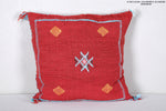 Vintage kilim moroccan pillow 18.5 INCHES X 19.2 INCHES