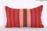 Vintage kilim moroccan pillow 13.7 INCHES X 22.4 INCHES