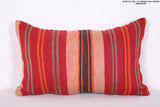 Vintage kilim moroccan pillow 13.7 INCHES X 22.4 INCHES