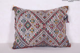 Vintage kilim moroccan pillow 17.3 INCHES X 22 INCHES