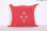 Vintage kilim moroccan pillow 17.3 INCHES X 18.1 INCHES