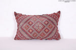 Vintage kilim moroccan pillow 9.8 INCHES X 14.5 INCHES