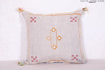 Vintage kilim moroccan pillow 16.9 INCHES X 18.5 INCHES