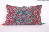 Striped moroccan pillow 12.5 INCHES X 19.6 INCHES