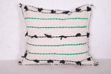 Striped moroccan pillow 18.1 INCHES X 20 INCHES