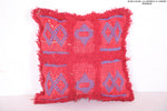 Vintage moroccan pillow 14.1 INCHES X 14.1 INCHES