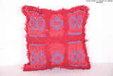 Vintage moroccan pillow 14.1 INCHES X 14.1 INCHES