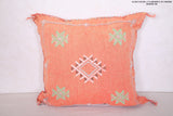 Vintage moroccan pillow 17.3 INCHES X 18.1 INCHES
