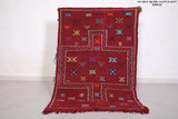 Amazing Handwoven berber azilal carpet 3.3 FT X 4.9 FT