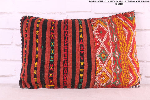 Moroccan Pillow , 12.2 inches X 18.5 inches