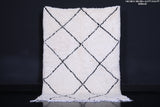 Moroccan handmade berber beni ourain rug 4.5 FT X 6.4 FT