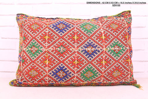 Moroccan Pillow , 16.5 inches X 24.8 inches