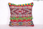 Vintage moroccan pillow 17.3 INCHES X 17.7 INCHES