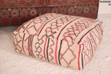 Moroccan Kilim azilal handmade berber rug pouf