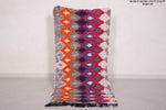 Small runner handmade berber Moroccan rug - 2.6 FT X 5.2 FT