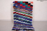 small runner Moroccan handmade rug - 2.8 FT X 5.3 FT
