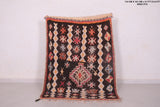 Colorful berber handmade carpet 3.7 FT X 5.2 FT