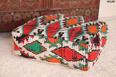 Moroccan berber handmade rug Kilim Pouf