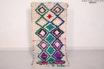 Azilal colorful moroccan runner Rug 2.2 FT X 4.8 FT