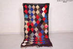 handmade colorful moroccan berber Rug 2.8 FT X 5.8 FT