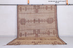 Vintage handmade tuareg rug 6.8 X 9.8 Feet