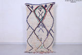 Handwoven Moroccan Rug 3.1 x 6.1 ft | Geometric Artisan Design