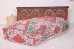 Moroccan Floor Pouf - Traditional Berber Rug Ottoman