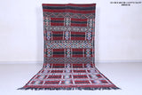 Long Moroccan kilim rug 4.9 X 12.5 Feet