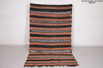 Vintage Berber kilim 5 FT X 8.6 FT